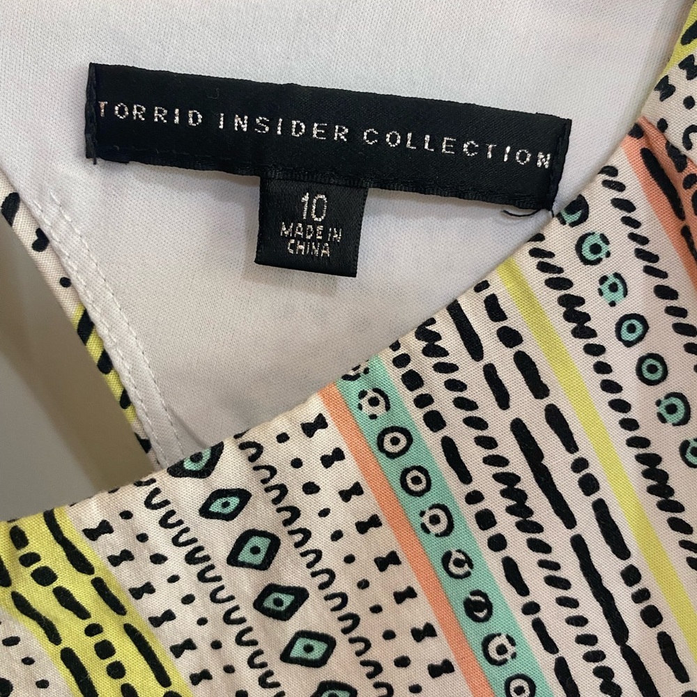Torrid Multicolor Patterned Dress - Picture 4 of 4